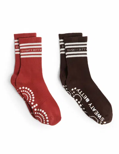 Sweaty Betty Women's Mid Length Ankle Gripper Socks 2 Pack