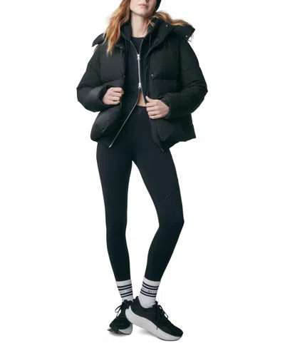 Sweaty Betty Women's Nimbus Hooded Puffer Coat In Black