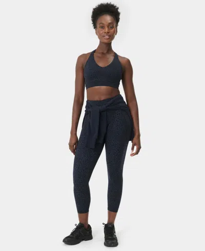 Sweaty Betty Women's Power Printed 7/8-length Workout Leggings In Black