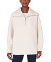 Sweaty Betty Radiant Half Zip Sweatshirt In Oatmeal Marl