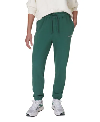 Sweaty Betty Womens Glade Green Revive Relaxed-fit Cotton-jersey Jogging Bottoms