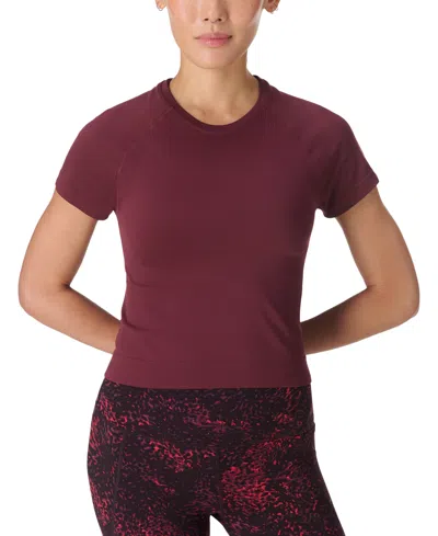Sweaty Betty Women's Seamless Cropped T-shirt In Red