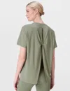 Sweaty Betty Women's Soft Flow Studio Wrap Back T-shirt