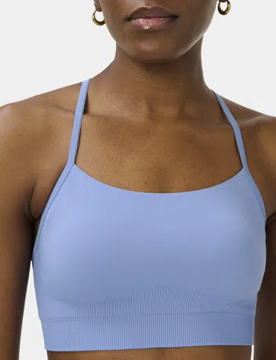 Sweaty Betty Women's Spirit Restored Yoga Sports Bra In Blue