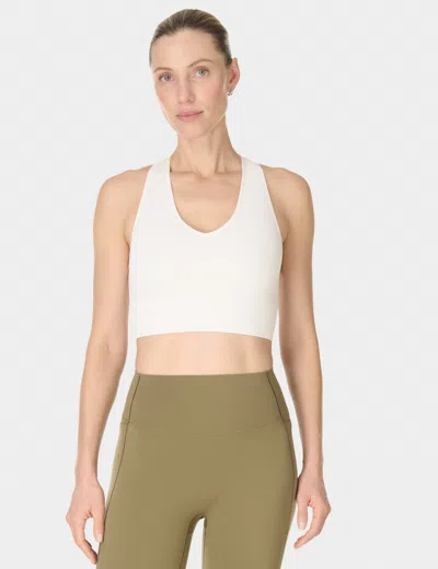 Sweaty Betty Women's Stamina Soft Touch Voop Sports Bra In White