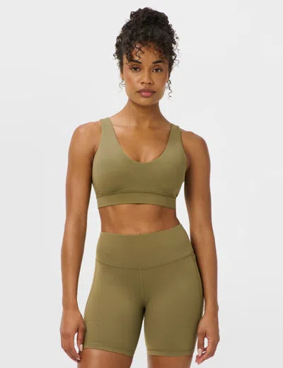 Sweaty Betty Women's Ultimate Studio Voop Sports Bra In Green