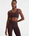 Sweaty Betty Women's Ultimate Studio Voop Sports Bra In Brown