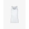 SWEATY BETTY SWEATY BETTY WOMEN'S WHITE ATHLETE SEAMLESS STRETCH-JERSEY VEST TOP