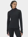 Sweaty Betty Womens Black Winter Power Slim-fit Stretch-woven Jacket In Black