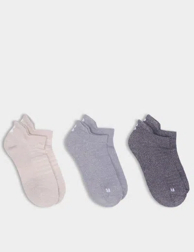 Sweaty Betty Women's Workout Lurex Socks 3 Pack In Gray