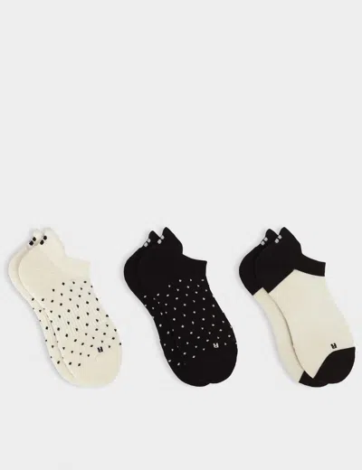 Sweaty Betty Women's Workout Trainer Socks 3 Pack In Cream