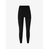 Sweaty Betty Womens  Animal Base Layer Stretch-woven Leggings In Black Zebra Lines