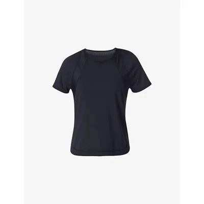 Sweaty Betty Womens  Breathe Easy Stretch-woven T-shirt In Black