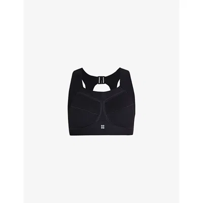 Sweaty Betty Womens Black C Zero Gravity Running Bra