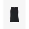 Sweaty Betty Womens Black Soft Flow Studio Jersey Vest Top In Black