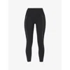 SWEATY BETTY WOMENS BLACK THERMA BOOST RECYCLED POLYESTER-BLEND RUNNING LEGGINGS
