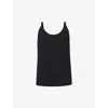 Sweaty Betty Womens Black Ultimate Studio Twin-strap Stretch-woven Bra Tank In Black