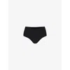 Sweaty Betty Womens  Wrap-front High-waist Bikini Brief In Black