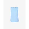 Sweaty Betty Womens  Essential Sleeveless Stretch-woven Tank Top In Breeze Blue