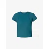 Sweaty Betty Womens Cabin Blue Zero Gravity Race Fit Stretch-woven T-shirt