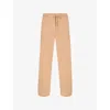 Sweaty Betty Womens Camel Beige Marl Wide-leg Elasticated-waist Cashmere Trousers In Neutral