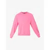 Sweaty Betty Womens Lollipop Pink After Class Crop Cotton And Modal-blend Sweatshirt In Pink