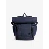 Sweaty Betty Womens City Goer Branded Woven Backpack Navy Blu In Navy Blue