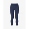 Sweaty Betty Womens Navy Blue Runner's High Leggings In Blue