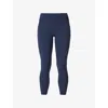 Sweaty Betty Womens Navy Blue Runners 7/8 High-rise Stretch-jersey Leggings Xl In Blue