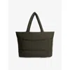 Sweaty Betty Womens Nori Green Nimbus Cloud Woven Tote Bag