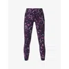 Sweaty Betty Womens  Power Workout Abstract-pattern Stretch-jersey Leggings In Purple Lilypad Print