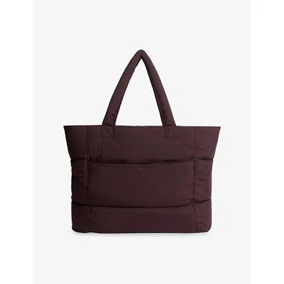 Sweaty Betty Womens Nimbus Cloud Woven Tote Bag Sable Brown