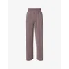 Sweaty Betty Womens Sand Wash Cloudweight Track Jersey Trousers Sable Brown In Brown