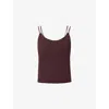 Sweaty Betty Womens Sable Brown Ultimate Studio Strappy Stretch-woven Vest Top Xs