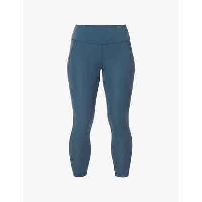 Sweaty Betty Womens Subdued Blue All Day 7/8 Stretch-woven Leggings