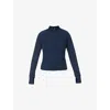 Sweaty Betty Womens Navy Blue All Day Zip-up Stretch-woven Jacket Xl