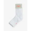 Sweaty Betty Womens  Crew Stretch-woven Running Socks Pack Of Two In White Fb