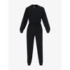 Sweaty Betty Womens Explorer Relaxed-fit Stretch-woven Jumpsuit Black In Black
