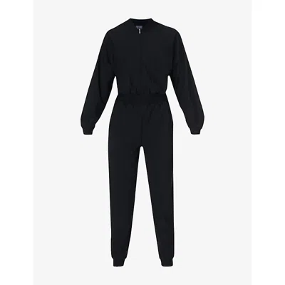Sweaty Betty Womens Explorer Relaxed-fit Stretch-woven Jumpsuit Black