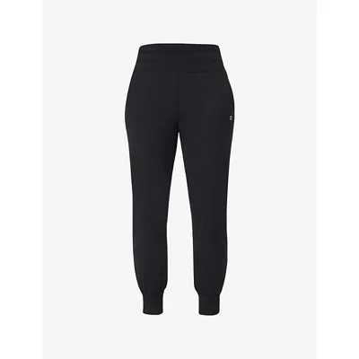 Sweaty Betty Womens Black Gaia Performance Yoga Stretch-woven Jogging Bottoms