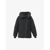 Sweaty Betty Womens Black Nimbus Cloud Funnel-neck Shell-down Puffer Jacket In Black