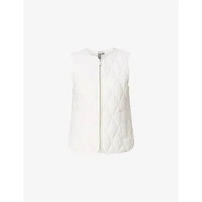 Sweaty Betty Womens Lily White On The Move Quilted Shell Gilet In Neutral