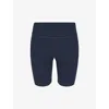 Sweaty Betty Womens Navy Blue Power 9' Stretch-jersey Bike Shorts In Navy Blue
