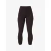 Sweaty Betty Womens Brown Panther Print Ultimate Studio 7/8 Performance Leggings Xl In Black
