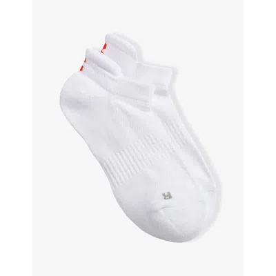 Sweaty Betty Womens  Workout Stretch-woven Trainer Socks Pack Of Three In White