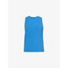 Sweaty Betty Womens Soft Flow Studio Stretch-woven Tank Top Tidal Blue Xxs In Tidal Blue