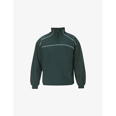 Sweaty Betty Womens Warm Perform Fleece-lined Stretch-woven Jacket Trek Green