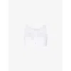Sweaty Betty Womens Zero Gravity Stretch-woven Sports Bra White A In White A