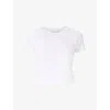 Sweaty Betty Womens  Athlete Seamless Stretch-woven T-shirt In White