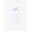 Sweaty Betty Womens White Athlete Seamless Stretch-jersey Vest Top In White